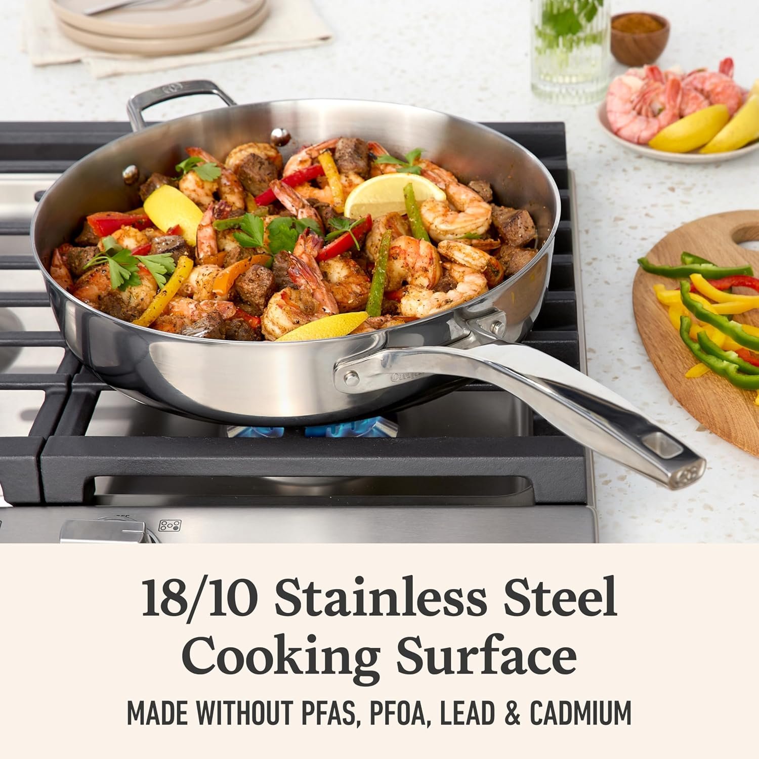 Premier Stainless Steel 8-Piece Cookware Set - Image 4