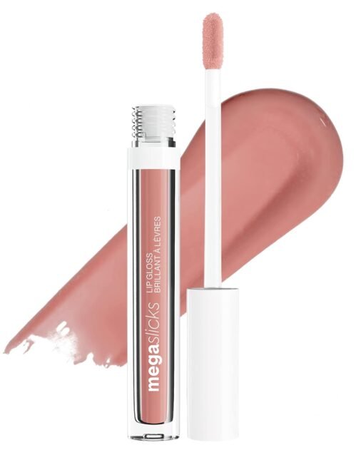 wet n wild MegaSlicks Lip Gloss, Ultra-Glossy, Vitamin-E Enriched, Ultra-Gloss High Shine Moisturizing, Cruelty-Free & Vegan – Snuggle Sesh