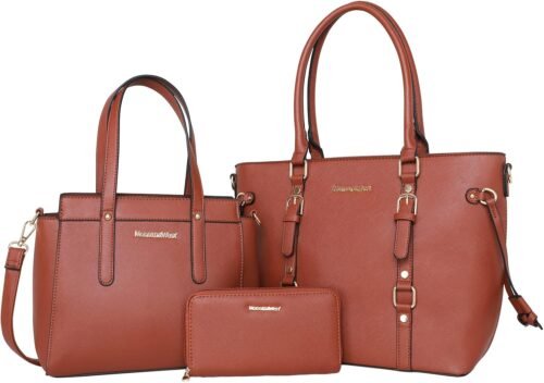 Montana West 3PCS Purses for Women Tote Bag and Wallet Set Shoulder Satchel Handbags