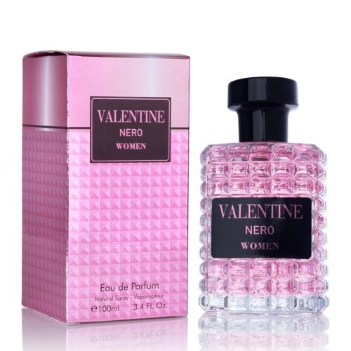 URBAN COLLECTION Valentine for Women Eau De Parfum – Amber Floral Jasmine, Bourbon Vanilla & Woods Oriental-Floral Fragrance with a Modern Twist Elegant 100ml Bottle Packed in Paper Box
