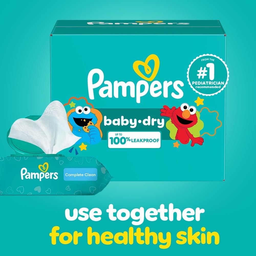 Pampers Diapers - Baby Dry - Size 1, 44 Count, Absorbent Disposable Infant Diaper (Packaging May Vary) - Image 10