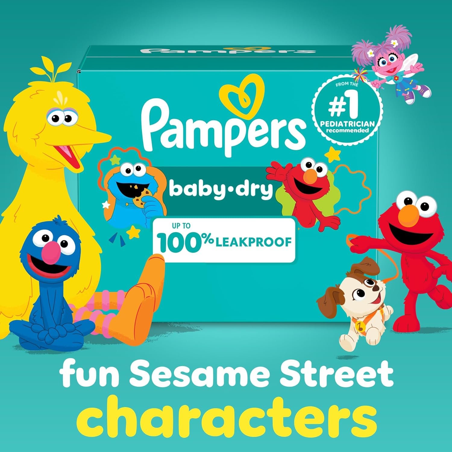 Pampers Diapers - Baby Dry - Size 1, 44 Count, Absorbent Disposable Infant Diaper (Packaging May Vary) - Image 9